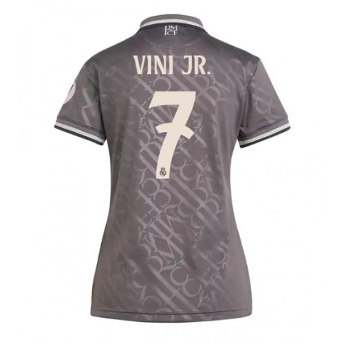 Dámy Fotbalový dres Real Madrid Vinicius Junior #7 2024-25 Třetí Krátký Rukáv